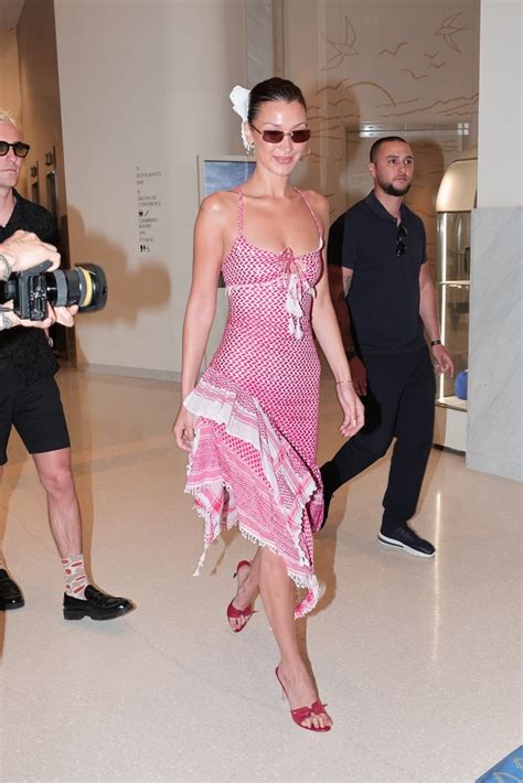 bella hadid palestinian dress.